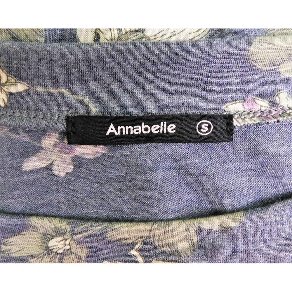 Annabelle Women's Shirt, Size S, Blue,‎ Floral, polyester, rayon - Picture 4 of 6